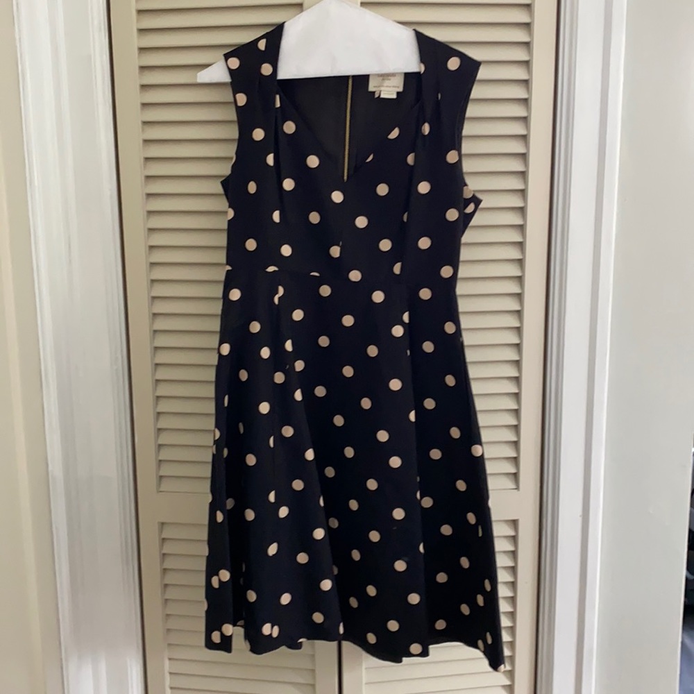Kate Spade fit and flare polka dot dress